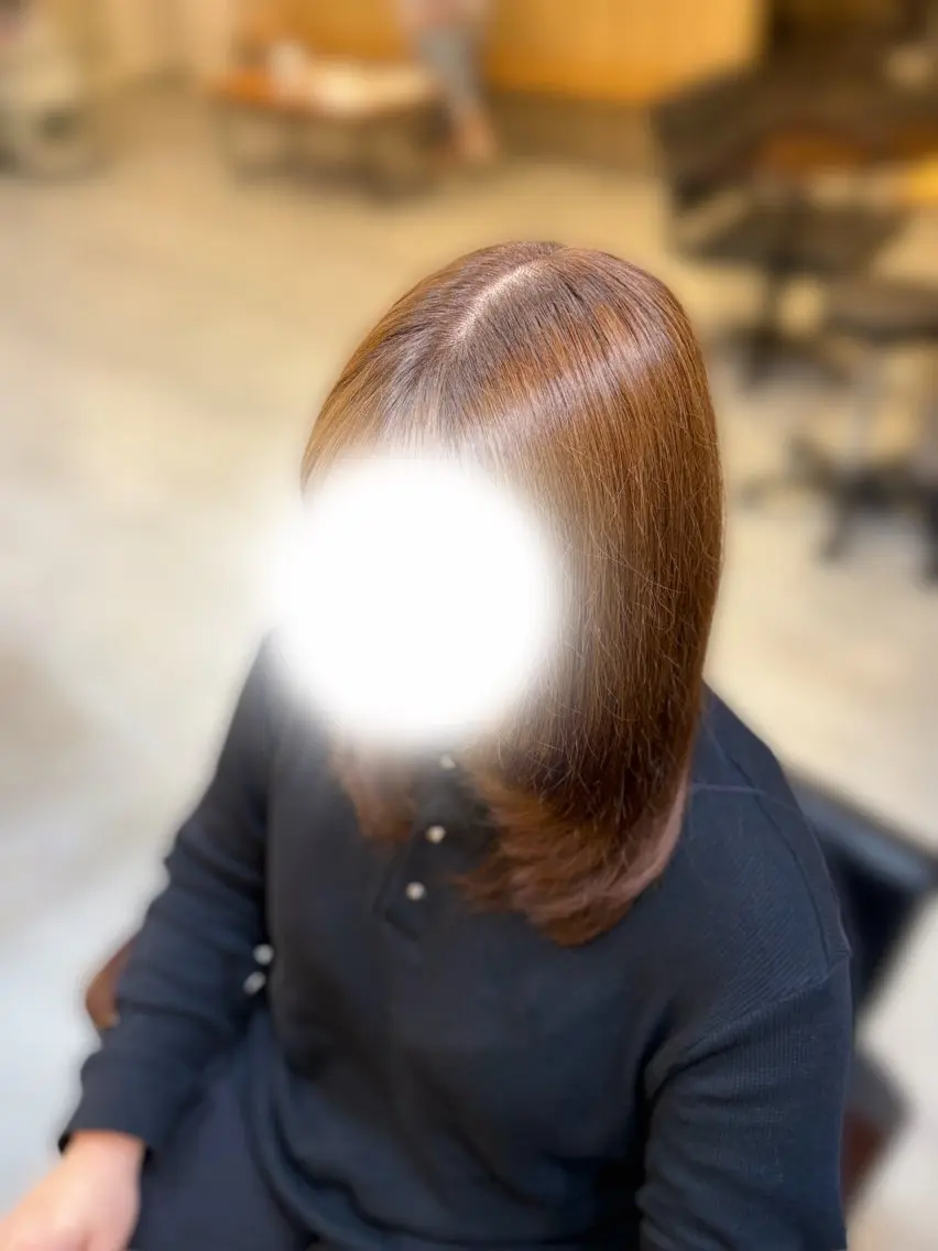 セミロング ミルクティーブラウン noa🖤 /カラーモデル募集のヘアスタイル