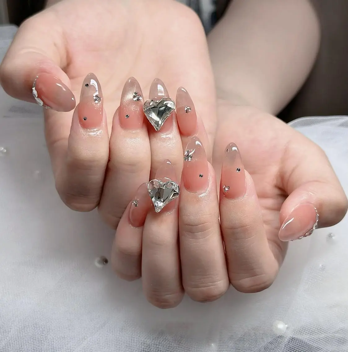 ネイル フレンチネイル ジェルネイル ハロウィン 韓国ネイル マグネットネイル ハンドネイル H.baby Nail Salonのネイルデザイン