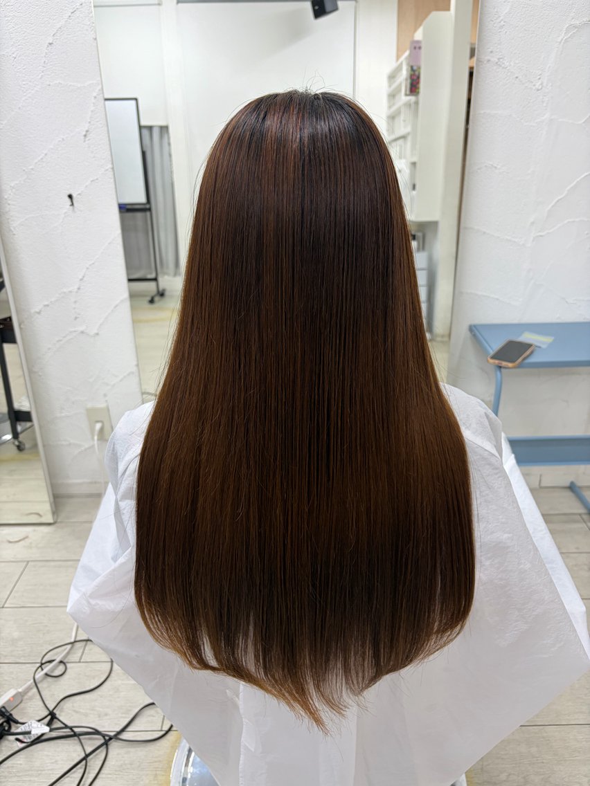 ロング 縮毛矯正 ✪Yu ta✪のヘアスタイル