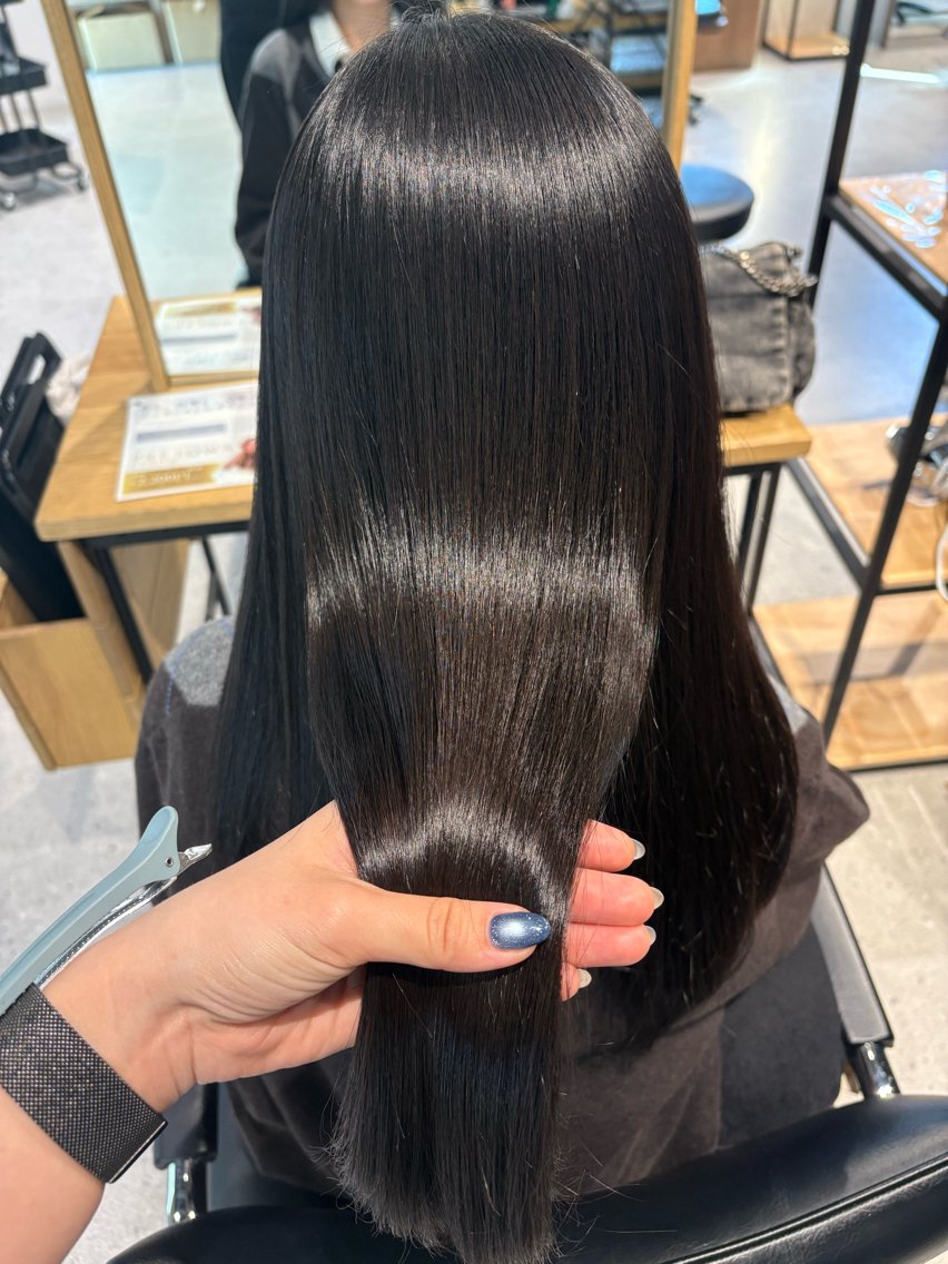 ロング 縮毛矯正 カット 縮毛矯正 トリートメント 髪質改善カラー/ レイヤー/望月うららのヘアスタイル