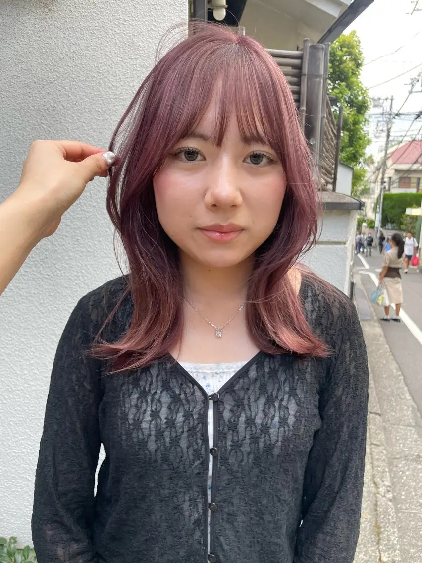 カラー 無料カット/ 癖毛風パーマ/凜のヘアスタイル