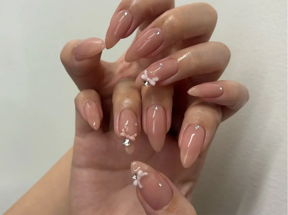 ネイル rina ニュアンス♡ワンホンのネイルデザイン