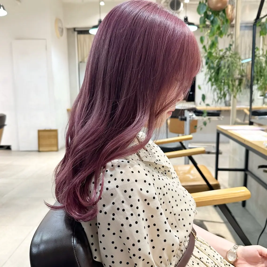 縮毛/透明感カラー Mariamu🫧のヘアスタイル