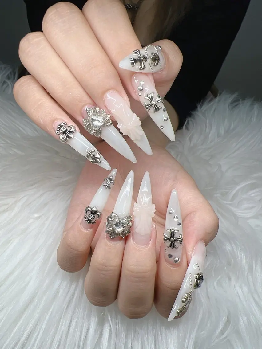 ネイル ハンドネイル Lee Nails チップ長さだし専門店のネイルデザイン