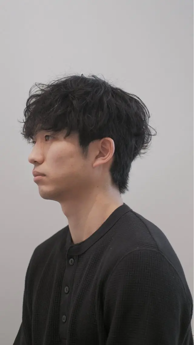 ショート メンズ メンズパーマ 鈴木 啓介のヘアスタイル