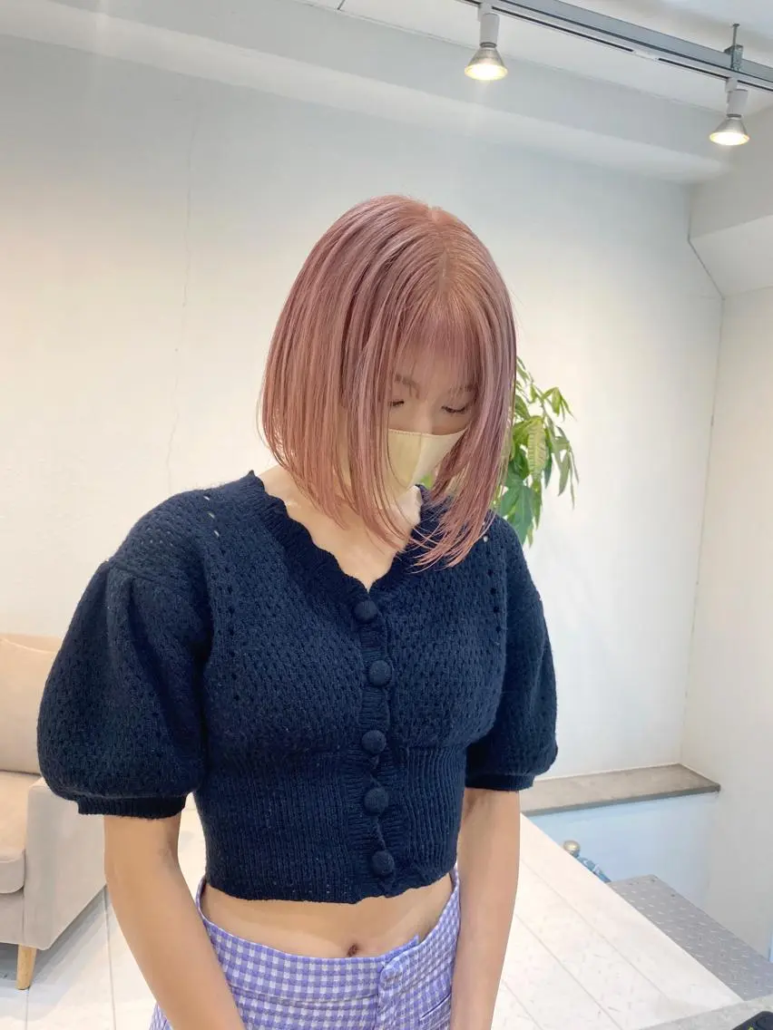 【ミニモ学割🧣】ケアブリーチ＋カラー+ケア用トリートメントの写真