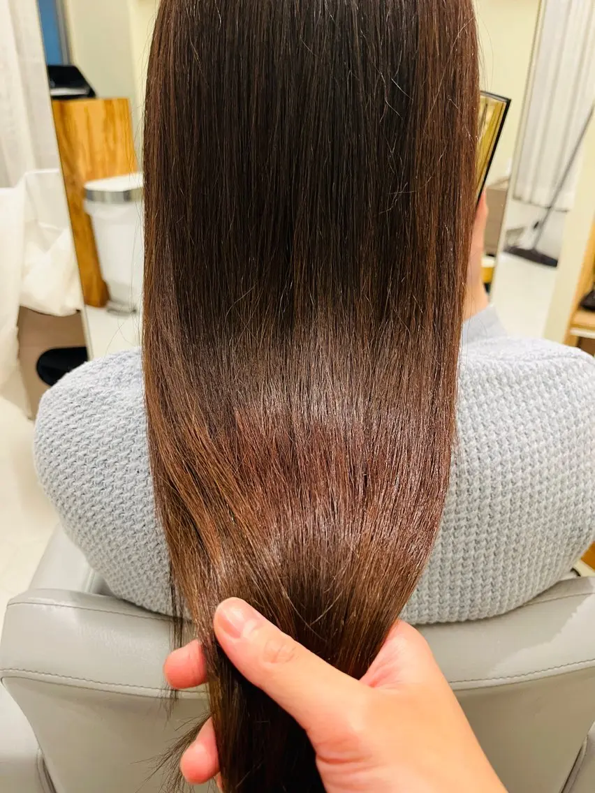 ロング 酸性ストレート 髪質改善/縮毛矯正 艶髪🔥高杉のヘアスタイル