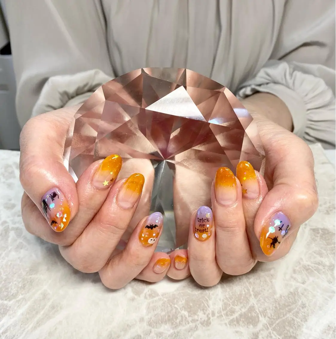 ネイル ハロウィン ハンドネイル ゆぴねいる yupinailのネイルデザイン