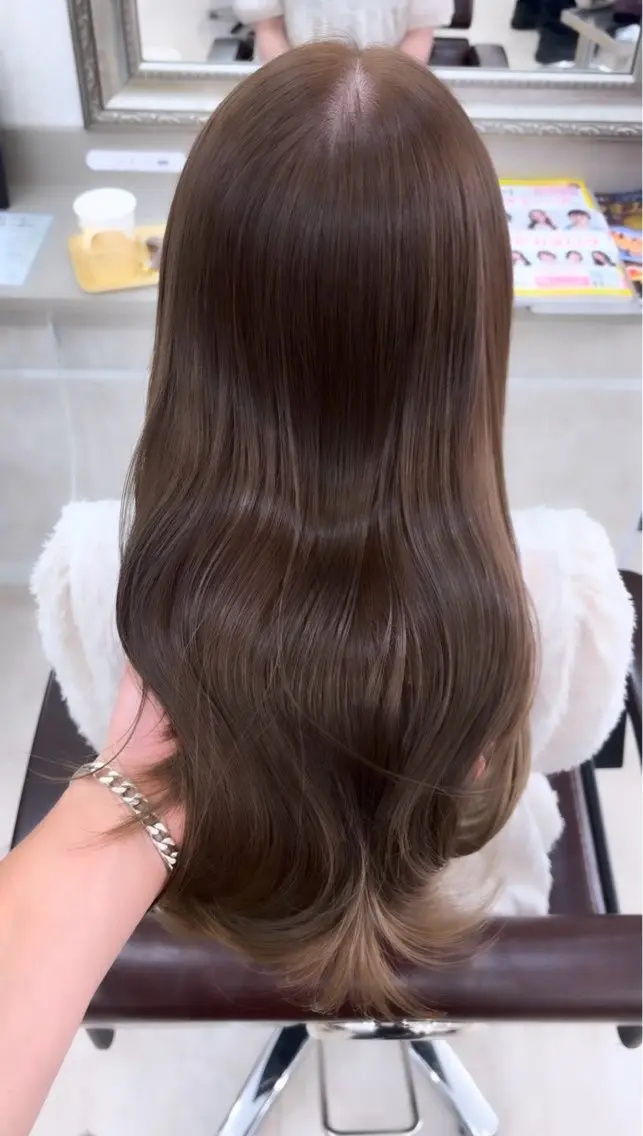 ロング カラー ヘアカラー トリートメント ✨ブリーチ無しWカラ ー・メンズ✨佐藤秀太のヘアスタイル