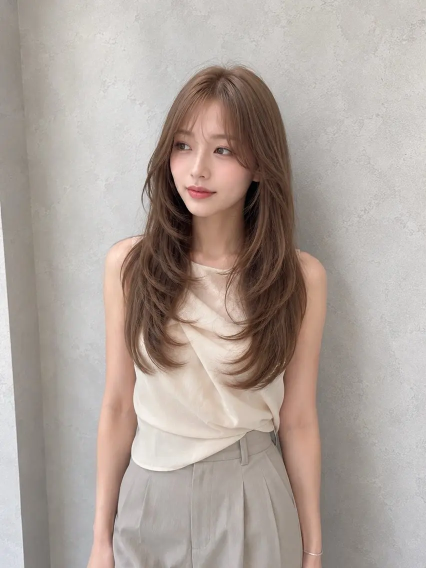 ロング ヘアカラー 無料カット/カラー 内田りょう🔥のヘアスタイル