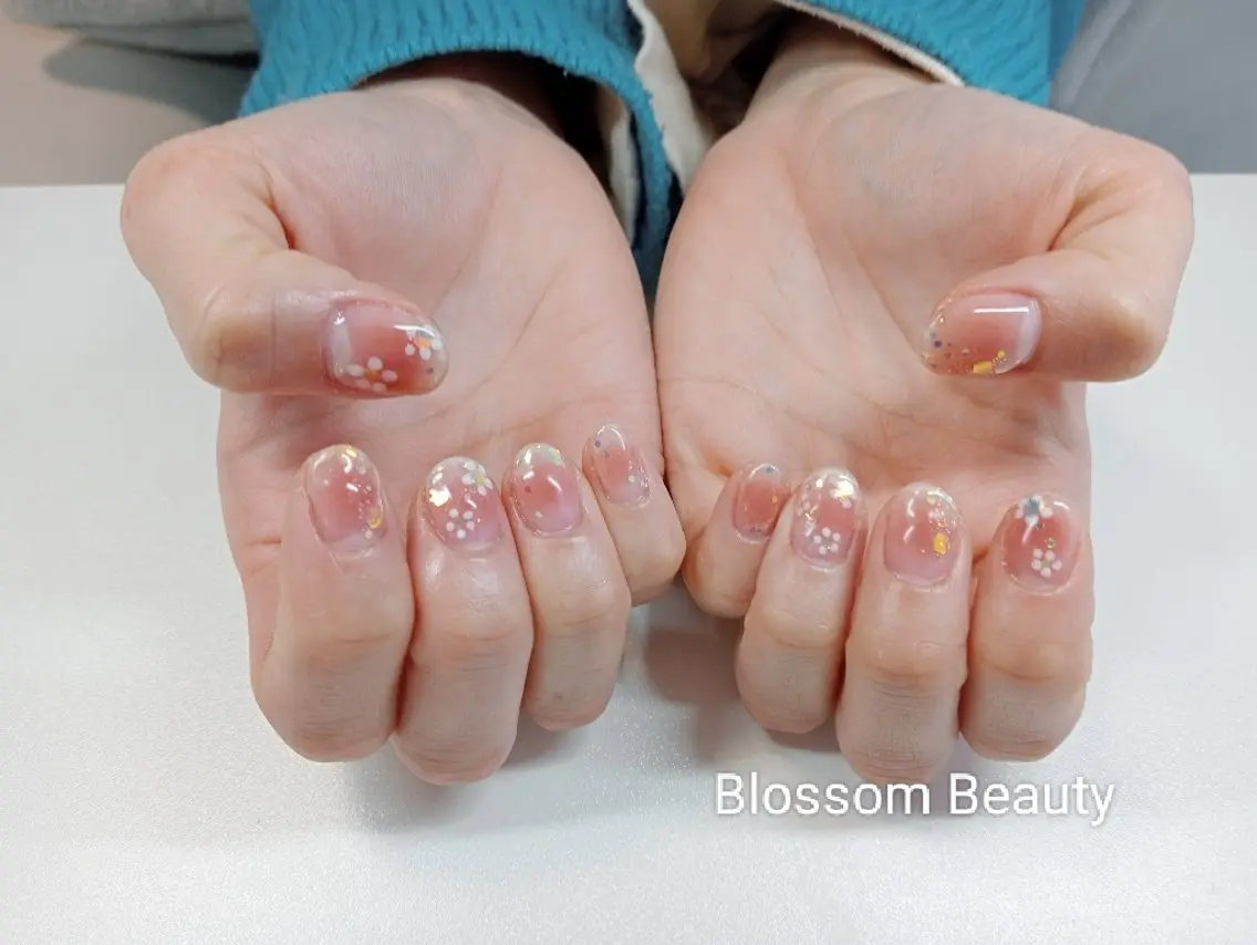 ネイル チークネイル Blossom Beauty eriのネイルデザイン