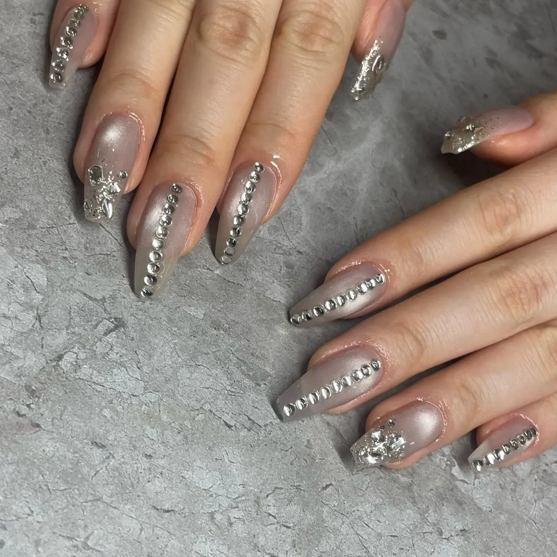 ネイル ハンドネイル IROHA NAIL Kurumi🪽🫧のネイルデザイン