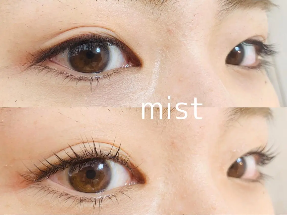 マツエク・マツパ まつげパーマ マツパ mist AYA 🏝️eyelashのマツエク・マツパデザイン