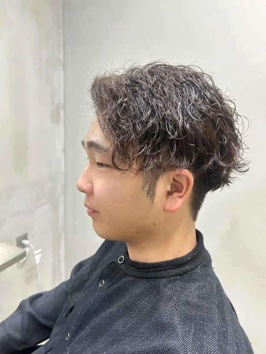 【平日限定】メンズカット+ツイストスパイラルパーマの写真