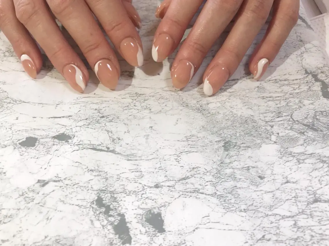 ネイル フットネイル ニュアンスネイル シンプルネイル 春ネイル 夏ネイル nail fufla ♡yamane♡のネイルデザイン