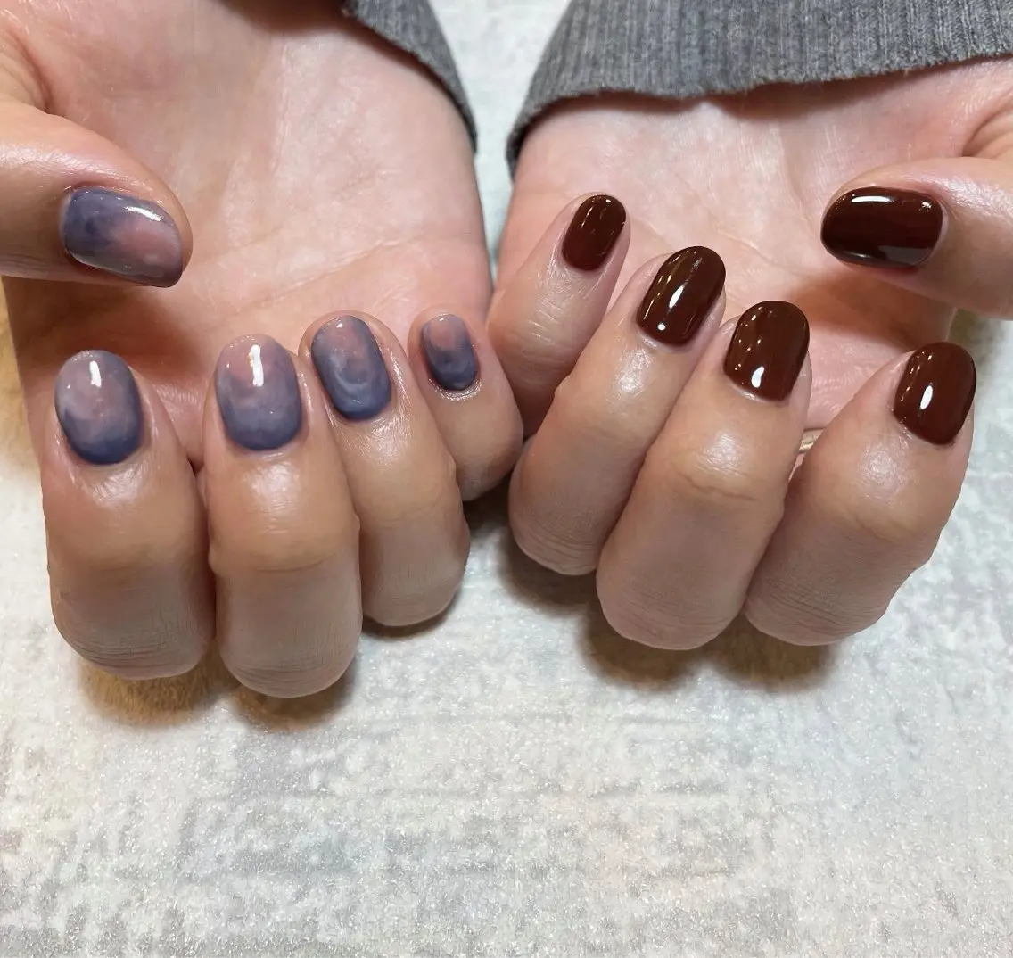 ネイル ハンドネイル Chestnuts_ Miyuのネイルデザイン