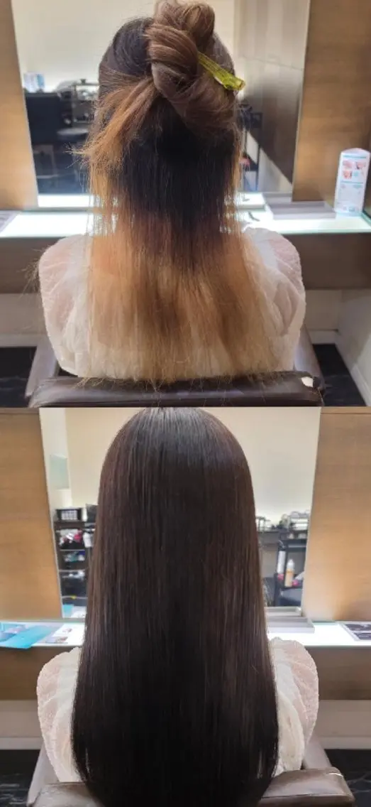 カラー ブラウンカラー ココアブラウン ヘアカラー トリートメント Log  nanaka🎀のヘアスタイル