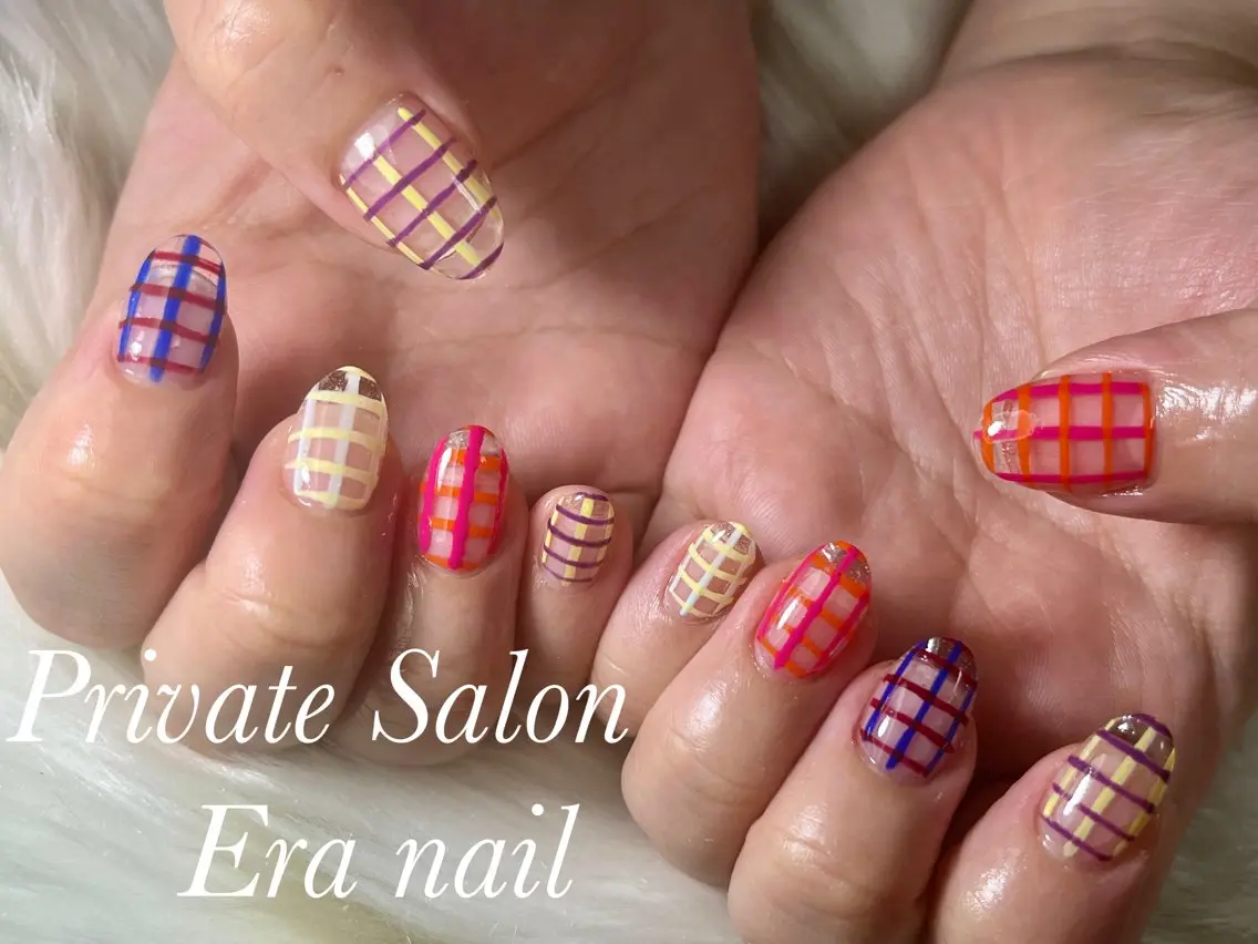 ネイル アートネイル 持ち込み スカルプネイル Era nailのネイルデザイン