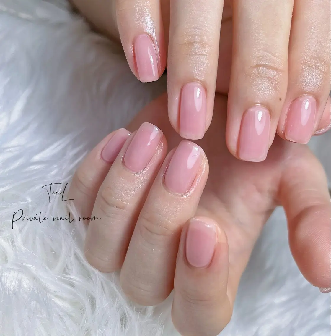 ネイル ワンカラーネイル シンプルネイル TeaL nailのネイルデザイン