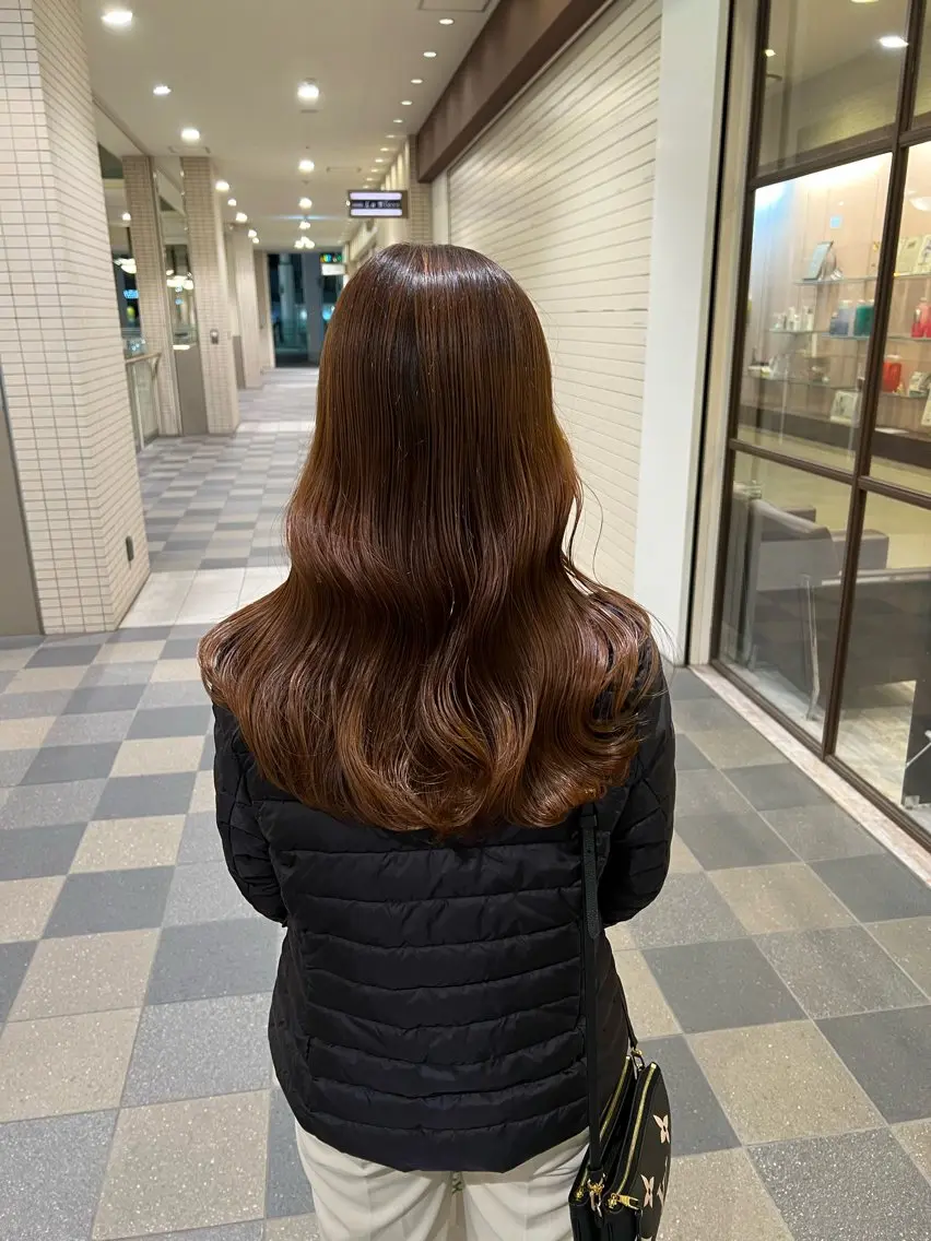 ロング 梅田 カットモデル募集のヘアスタイル
