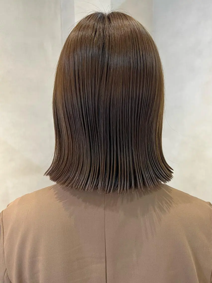 【6月限定💇‍♀️】カット＋艶カラー＋ケアトリートメント⭐️クイックスパ付きの写真