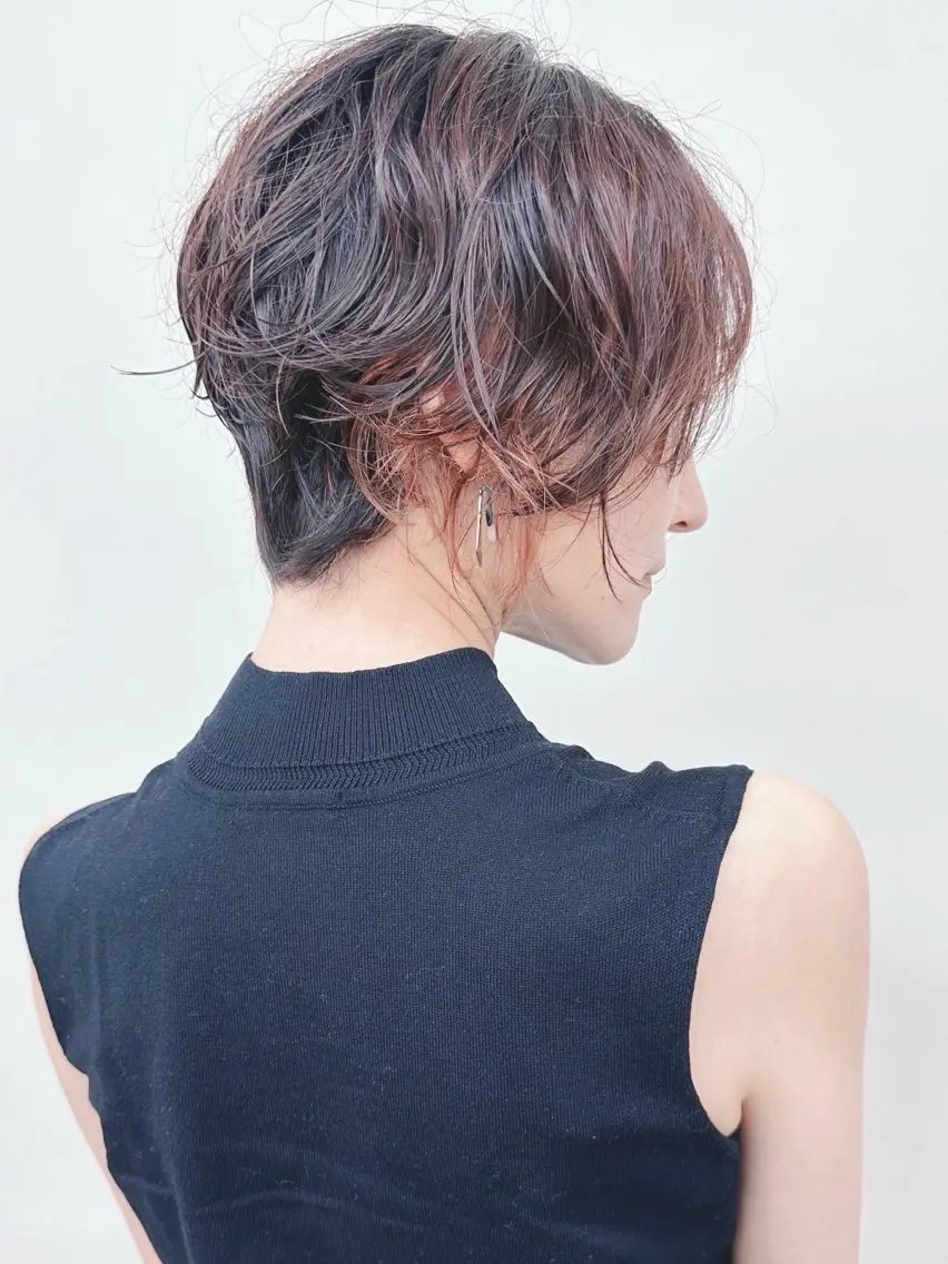 ショート パーマ カット パーマ ボブ/ゆるふわ ボブパーマ/とういのヘアスタイル