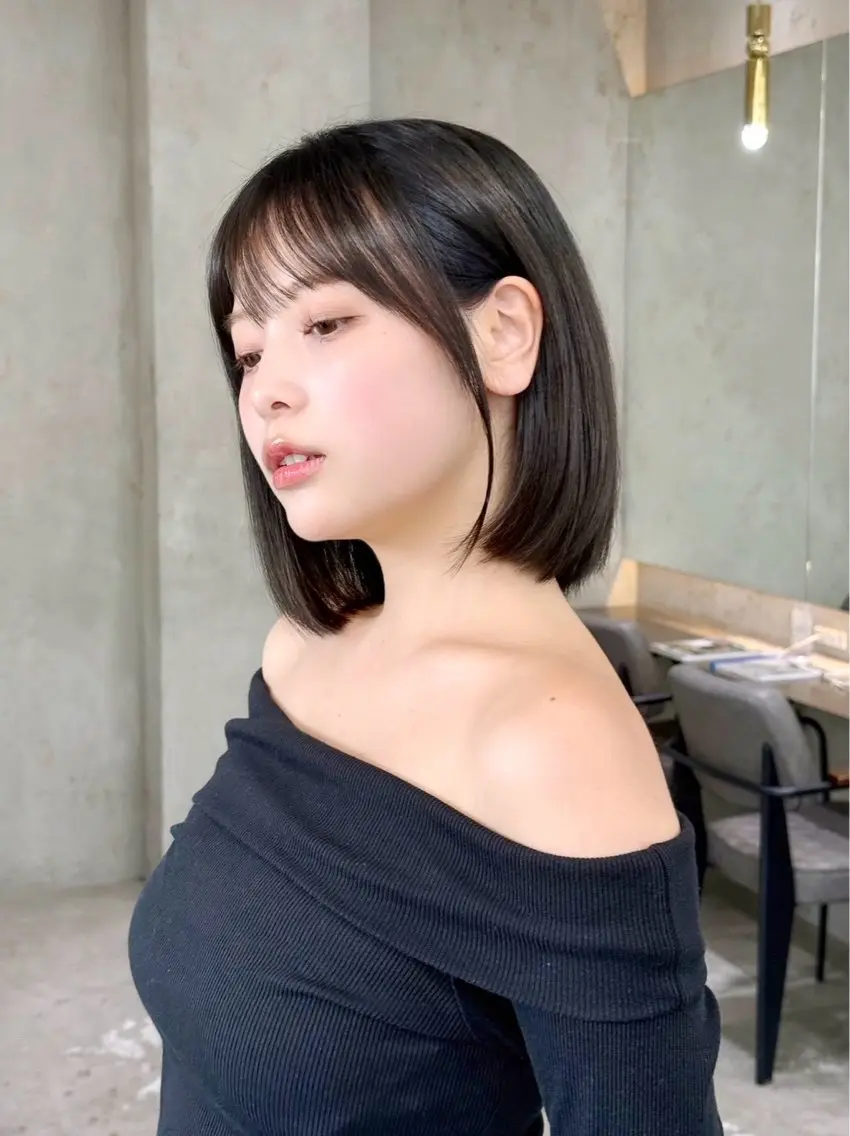 ショート 🍎大人可愛い小顔 ボブ🍏shioのヘアスタイル