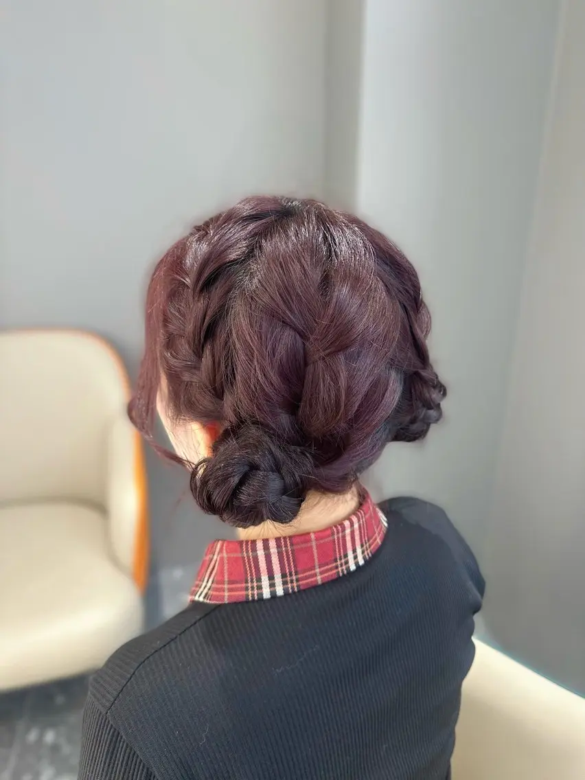ヘアアレンジ ヘアセット 🎀ちゃんりお🎀 /ブリーチなしカラーのヘアスタイル