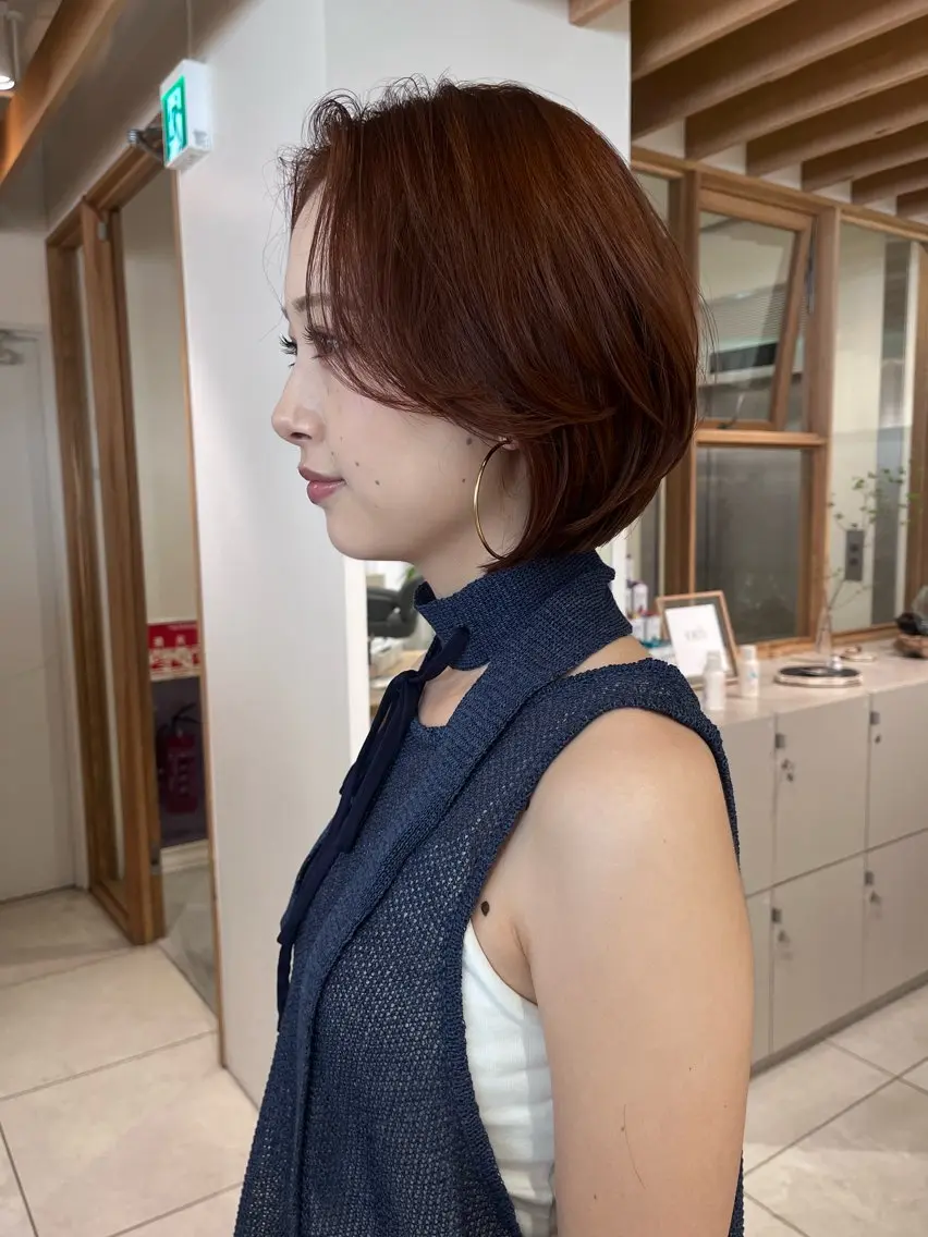 カラー ヘアカラー 横井 優奈のヘアスタイル