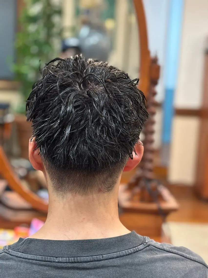 ショート パーマ メンズ おしゃれ泥棒 石原メンズ特化美容師のヘアスタイル