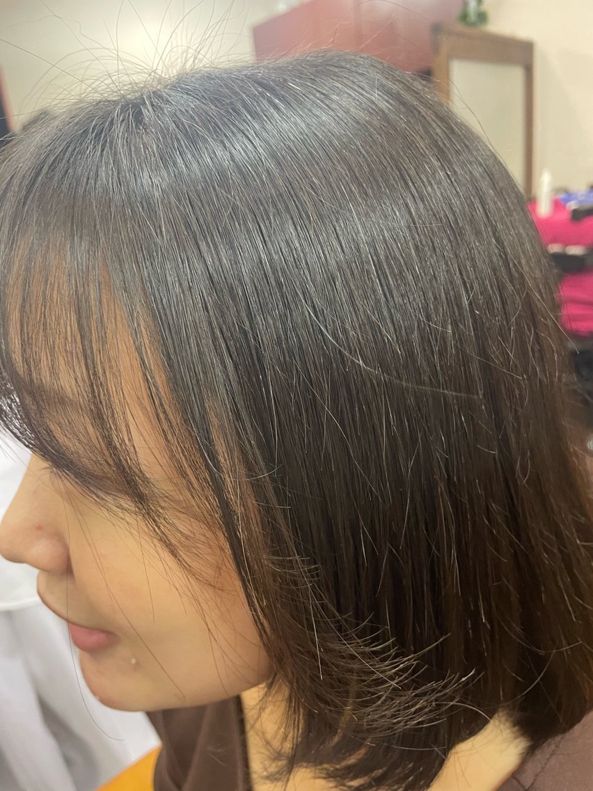 ミディアム パーマ 桧山 真のヘアスタイル