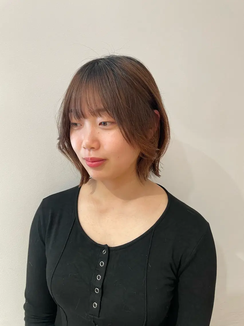 ミディアム カラー mist🌿 🌿のヘアスタイル