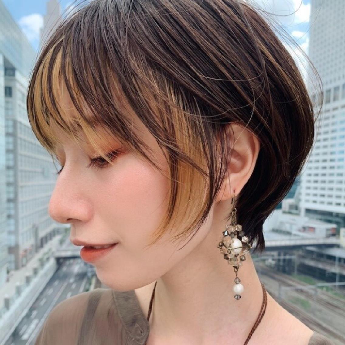 ブリーチ+透明感カラー / ブリーチリタッチ+カラー(¥14300) ¥18700 → ¥15400の写真