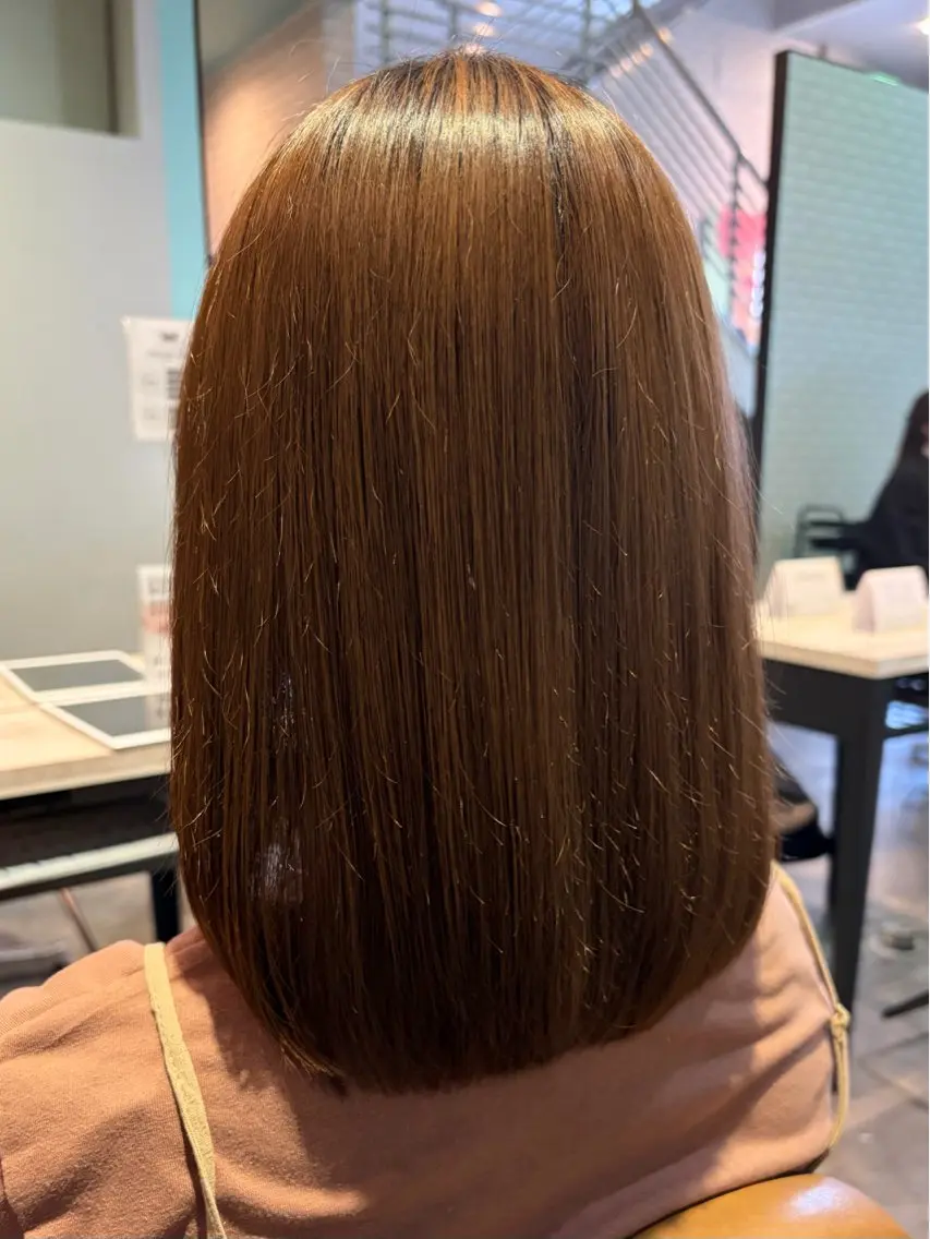 ミディアム カット カットモデル RURUのヘアスタイル