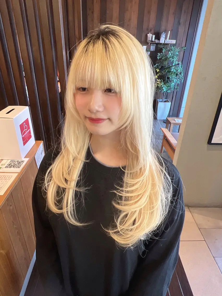 ロング レイヤーカット 具志 正太のヘアスタイル