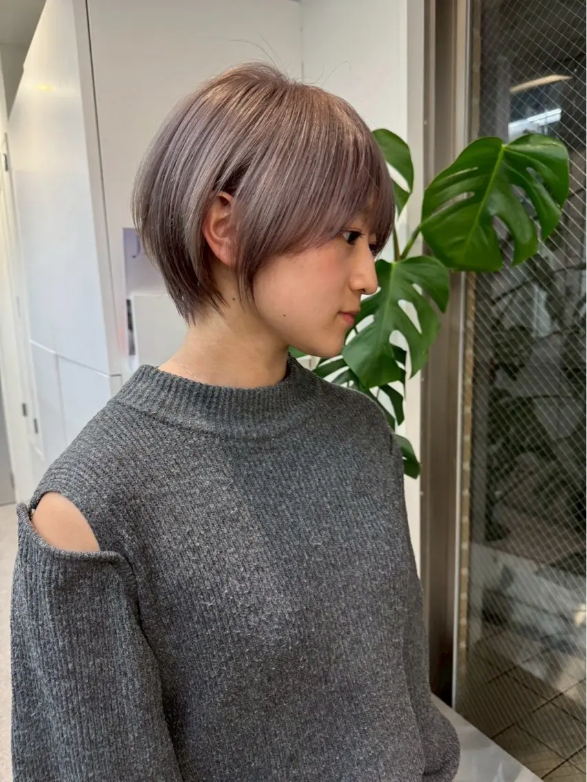 ショート カラー カット ✨ショートヘアカット 無料ひろ✨のヘアスタイル