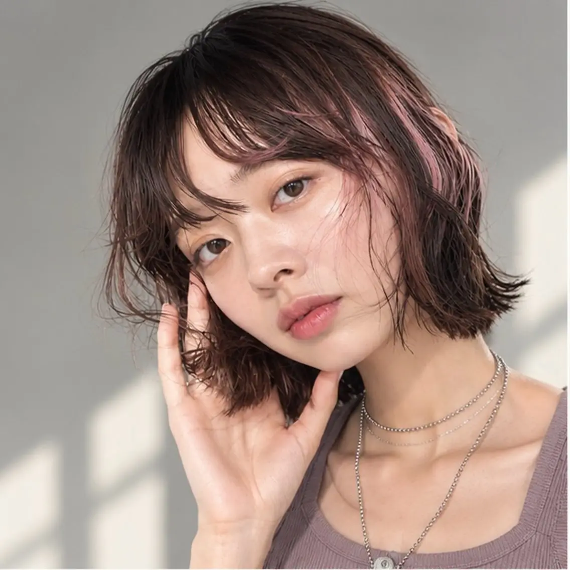 『1番人気』似合わせカット+透明感カラー+トリートメントの写真