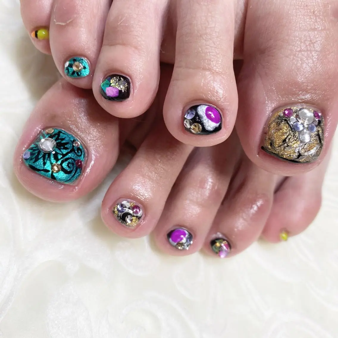 ネイル フットネイル Nailsalon WAO!!!のネイルデザイン