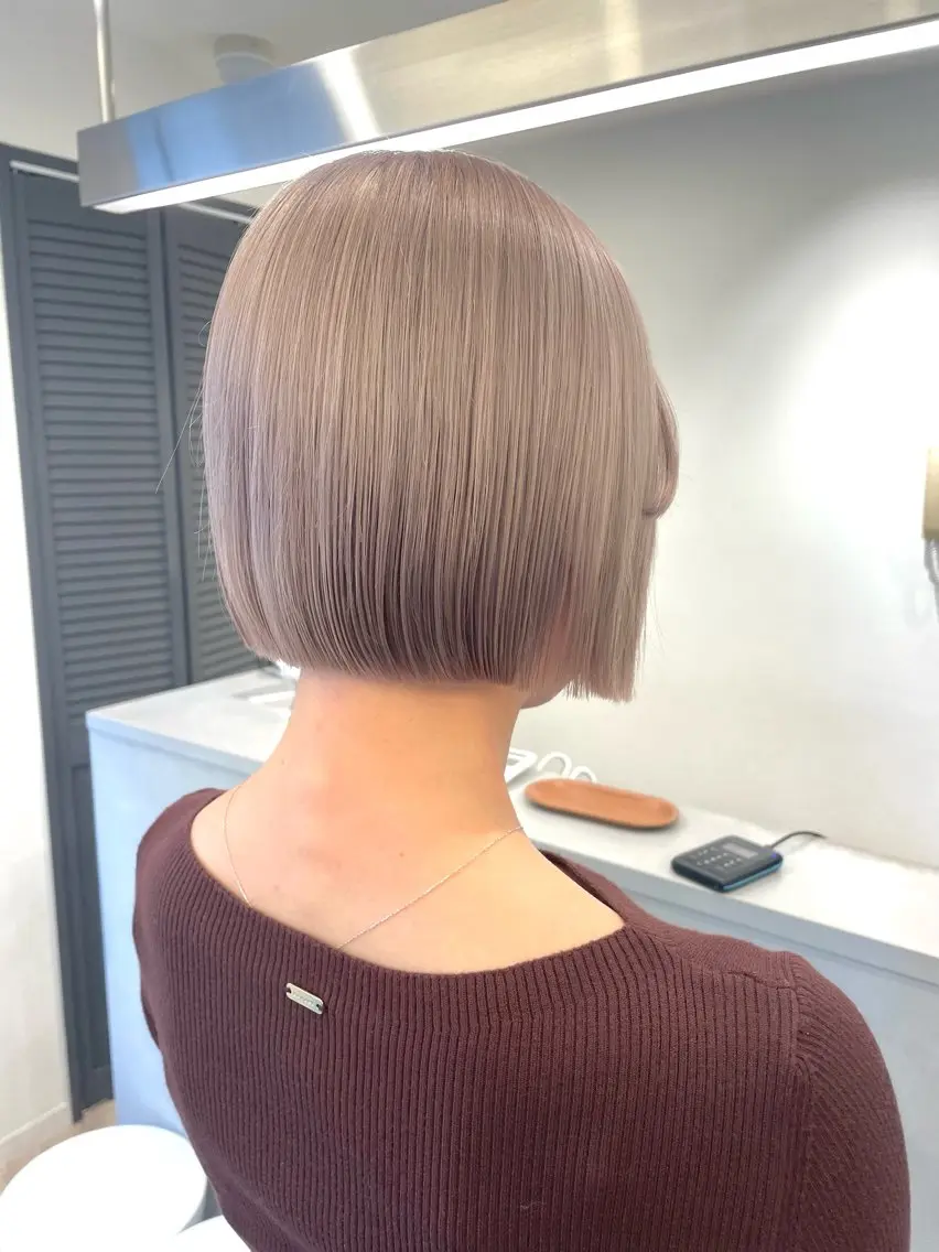 ショート ヘアカラー トリートメント ♡似合わせハイトーン ♡maiのヘアスタイル