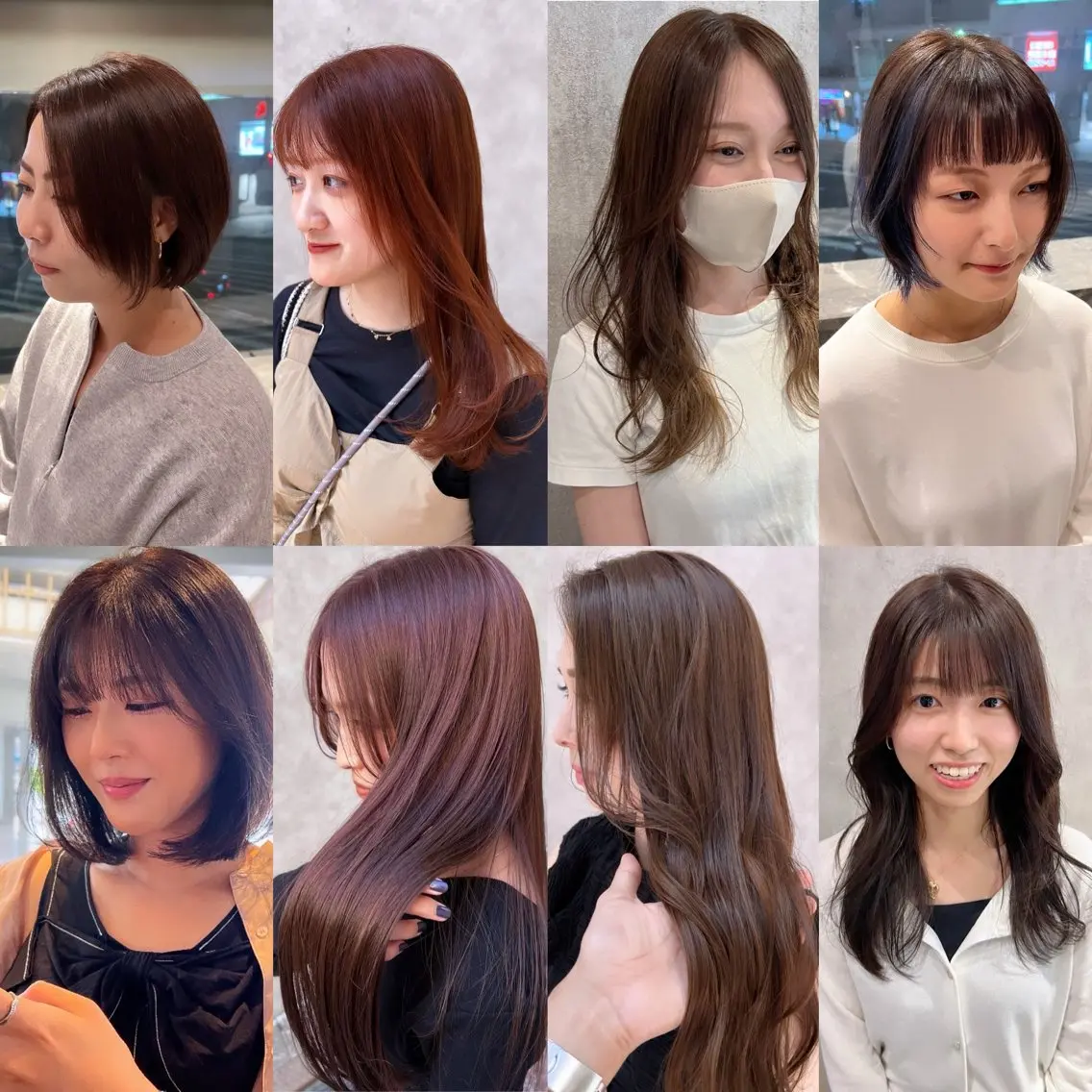 ミディアム カラー カット ヘアカラー 森田 大夢のヘアスタイル
