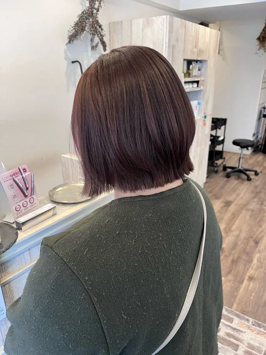 ショート カラー カット ヘアカラー トリートメント niko RINKAのヘアスタイル