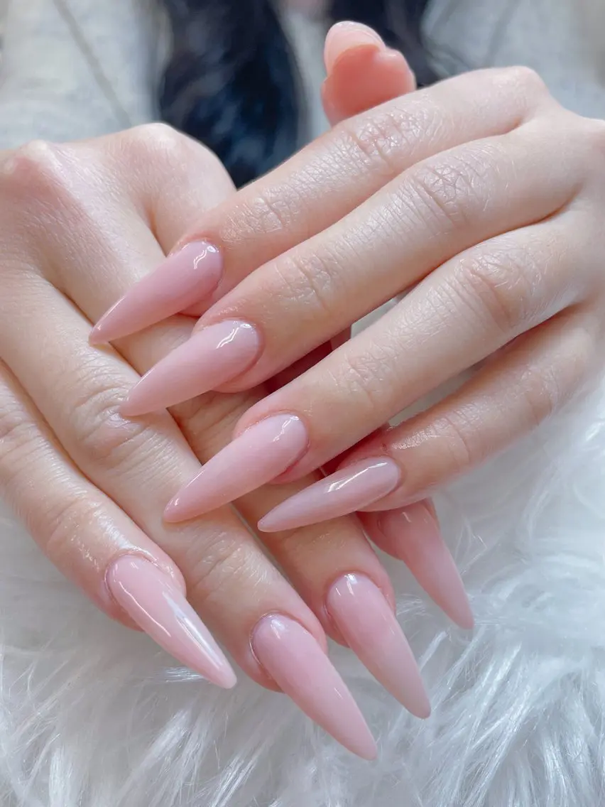 ネイル アートネイル 長さ出し ガーリー 韓国ネイル 持ち込み Rin Nail 新大久保店のネイルデザイン