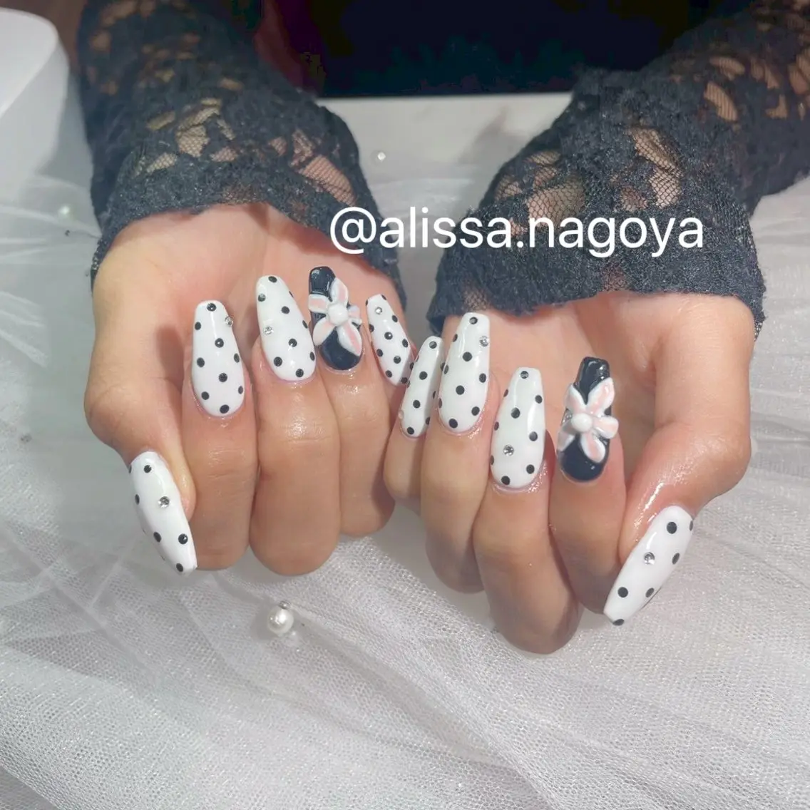ネイル ハンドネイル Jr.ネイリスト🤍 【Alissa】新栄のネイルデザイン