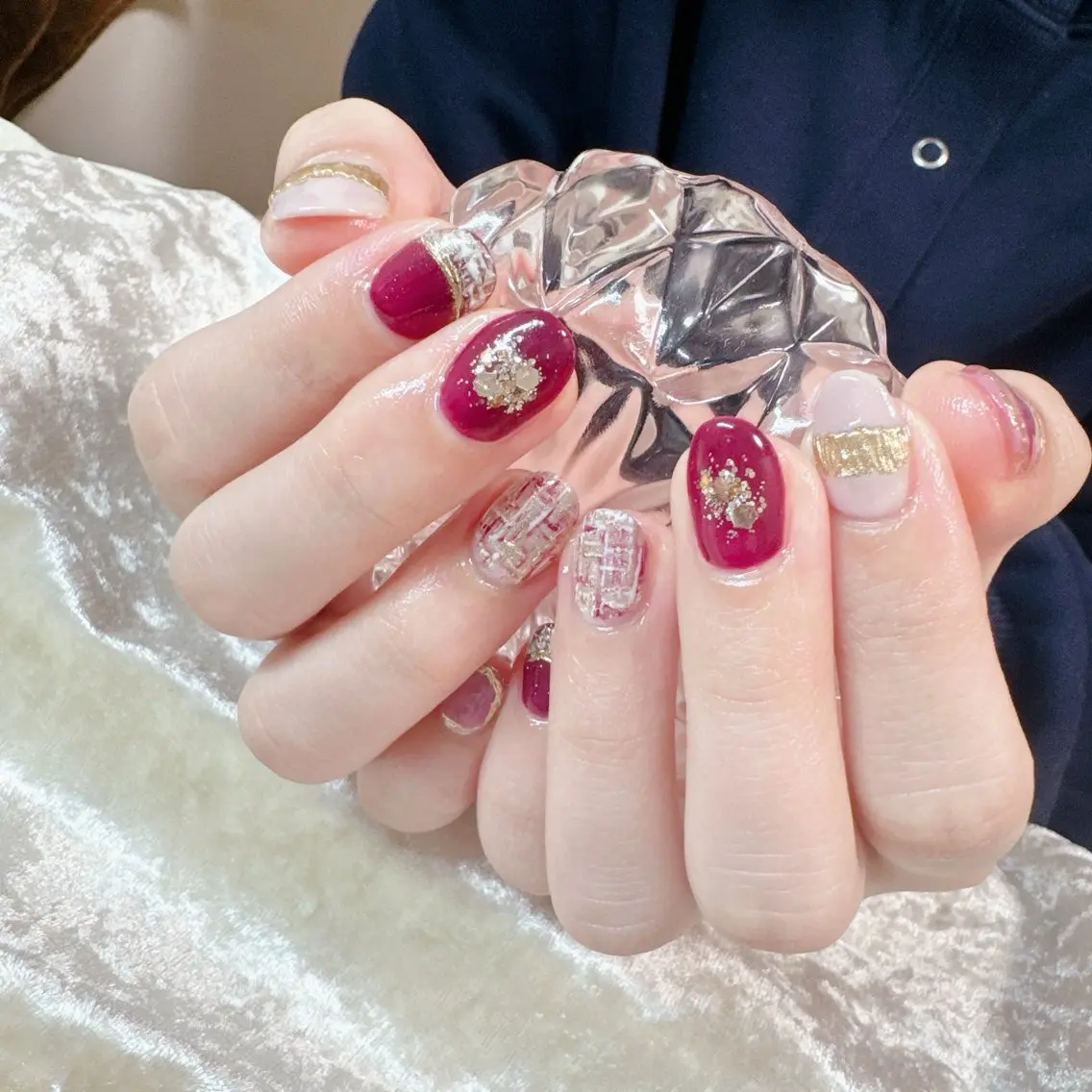 ネイル ツイードネイル ハンドネイル N.plus NaiLのネイルデザイン