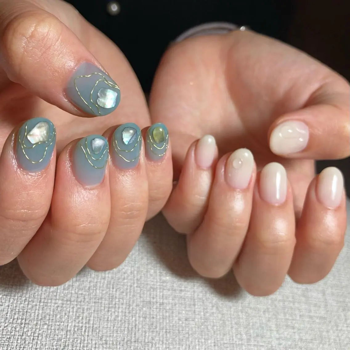 ネイル アートネイル ニュアンスネイル 春ネイル 夏ネイル ハンドネイル 山田 貴子のネイルデザイン