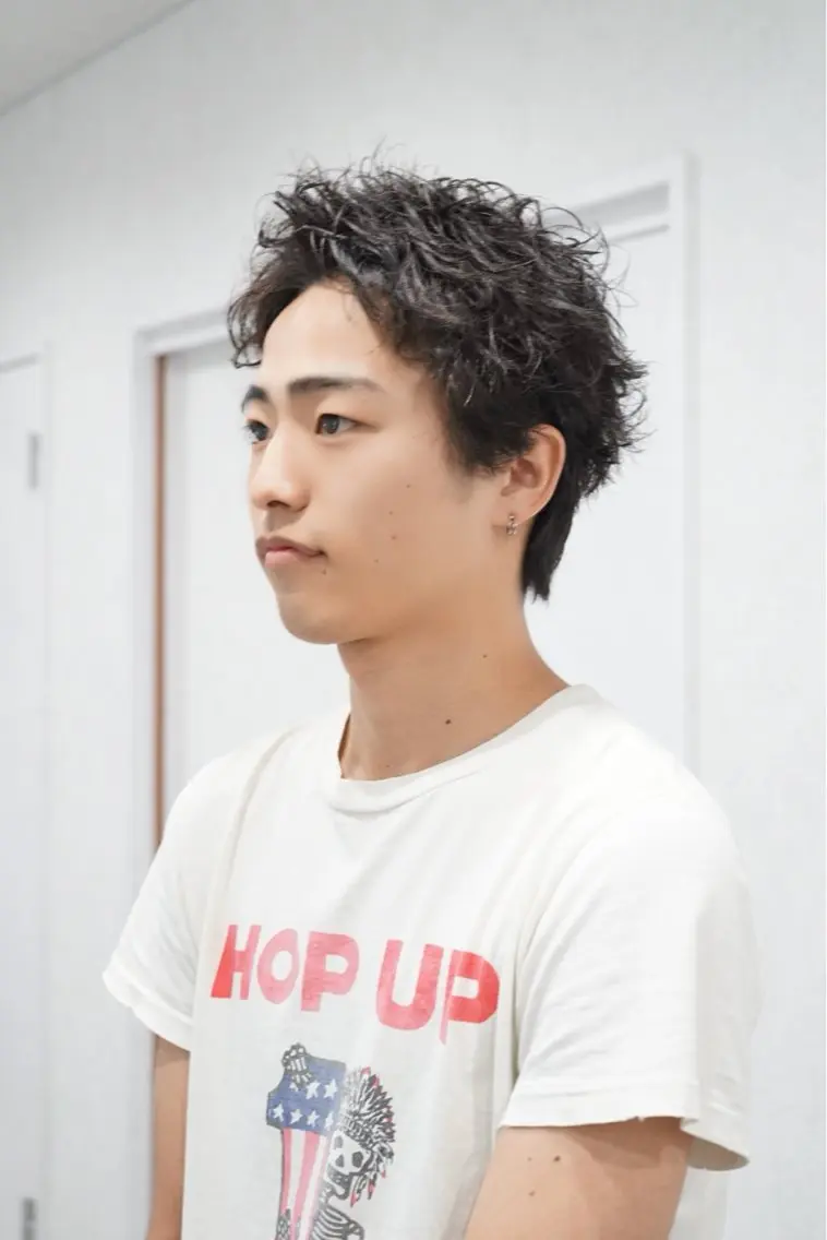 ショート パーマ メンズ men’s hair / 隼翔のヘアスタイル