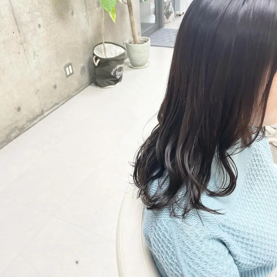 セミロング カラー カット ヘアカラー トリートメント 坂本 沙也加のヘアスタイル