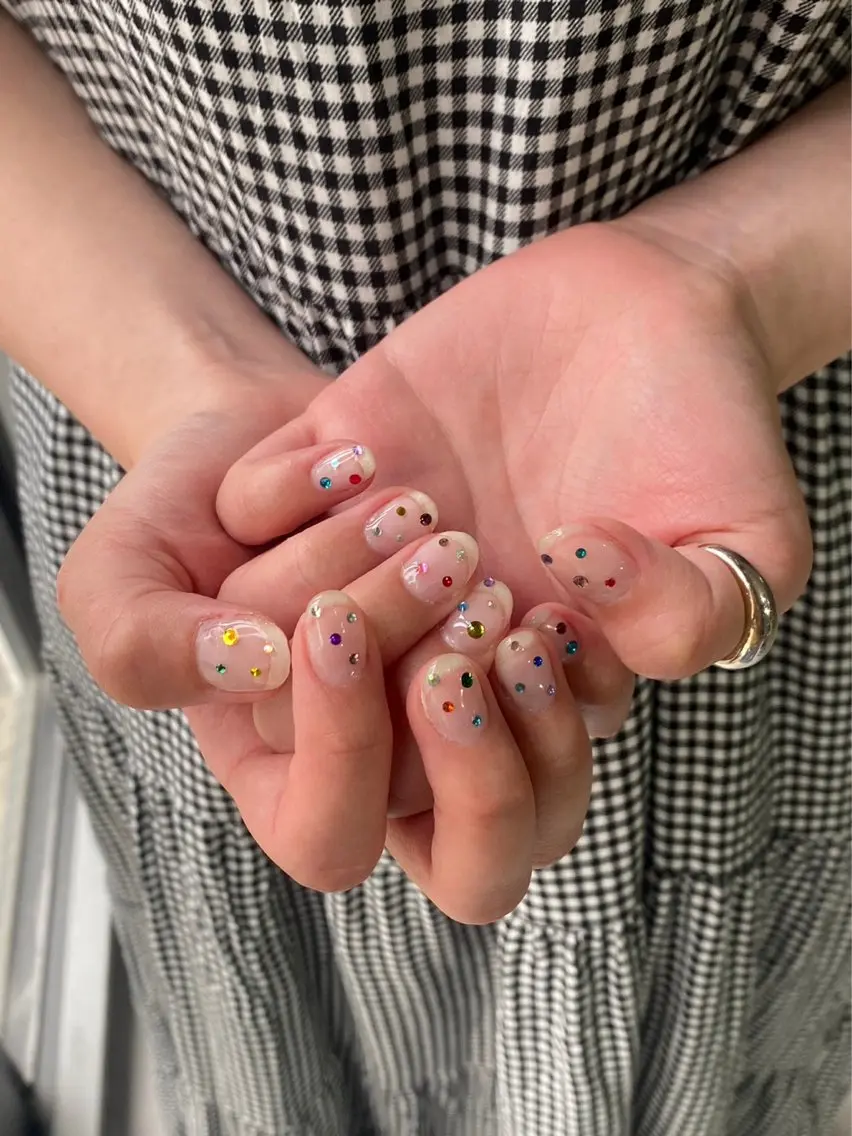 ネイル ハンドネイル Hata nail 🎀個性派ニュアンスのネイルデザイン