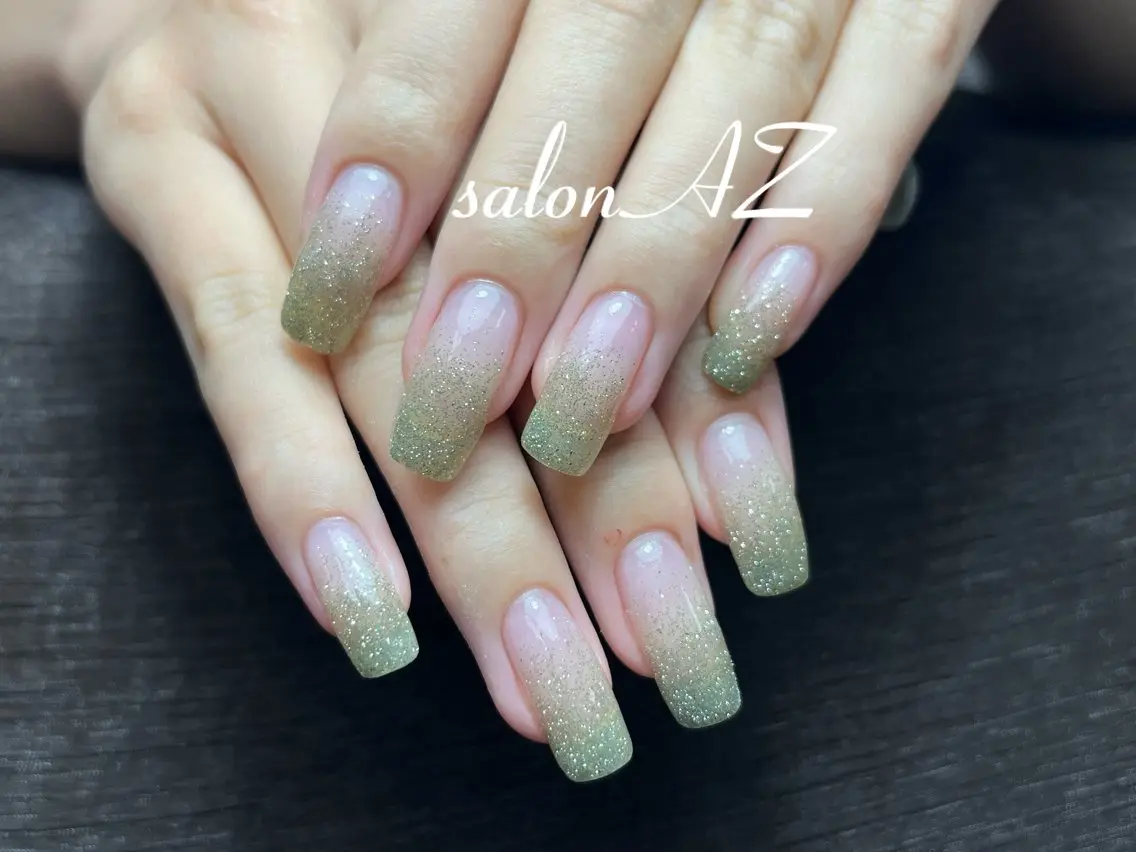 ネイル アートネイル 長さ出し フットネイル フレンチネイル ジェルネイル salon AZのネイルデザイン
