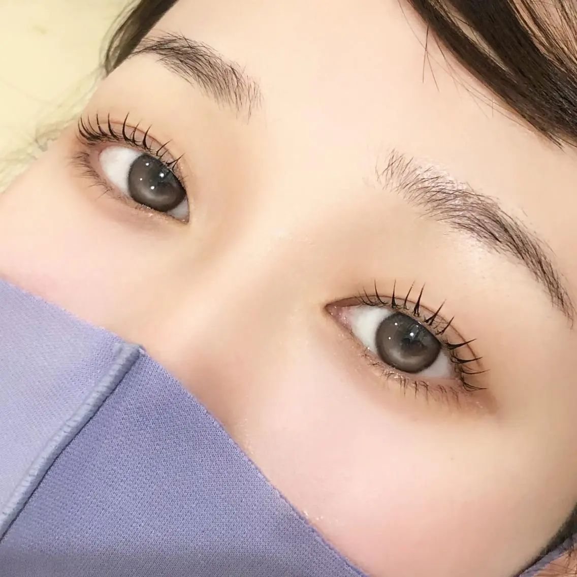 マツエク・マツパ 束感まつ毛 フラットラッシュ パリジェンヌラッシュリフト まつげパーマ 下まつげエクステ マツパ ami☾Belire Nail&eyeのマツエク・マツパデザイン